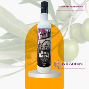 BOTELLA 500 ML ORO DE BAEZA PREMIUM ROYAL (CAJA DE 6) – COSECHA TEMPRANA 25/26